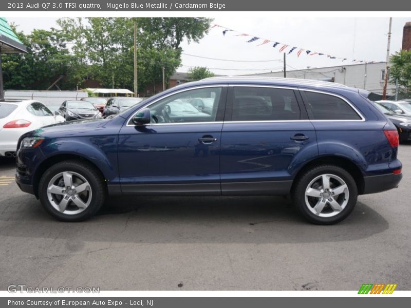Mugello Blue Metallic / Cardamom Beige 2013 Audi Q7 3.0 TFSI quattro