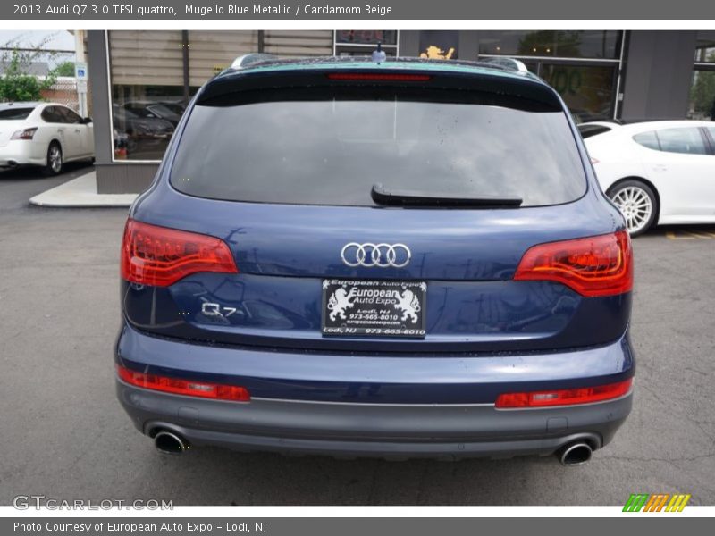 Mugello Blue Metallic / Cardamom Beige 2013 Audi Q7 3.0 TFSI quattro