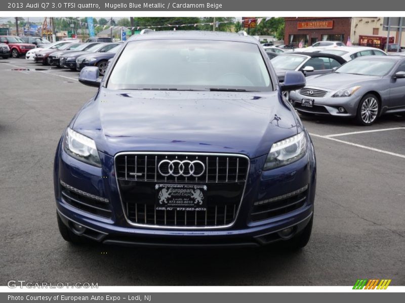 Mugello Blue Metallic / Cardamom Beige 2013 Audi Q7 3.0 TFSI quattro