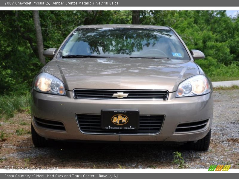 Amber Bronze Metallic / Neutral Beige 2007 Chevrolet Impala LS