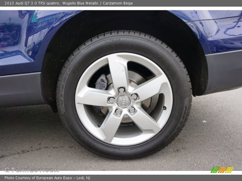 Mugello Blue Metallic / Cardamom Beige 2013 Audi Q7 3.0 TFSI quattro