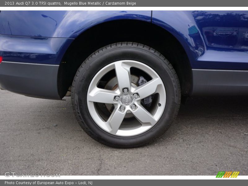 Mugello Blue Metallic / Cardamom Beige 2013 Audi Q7 3.0 TFSI quattro