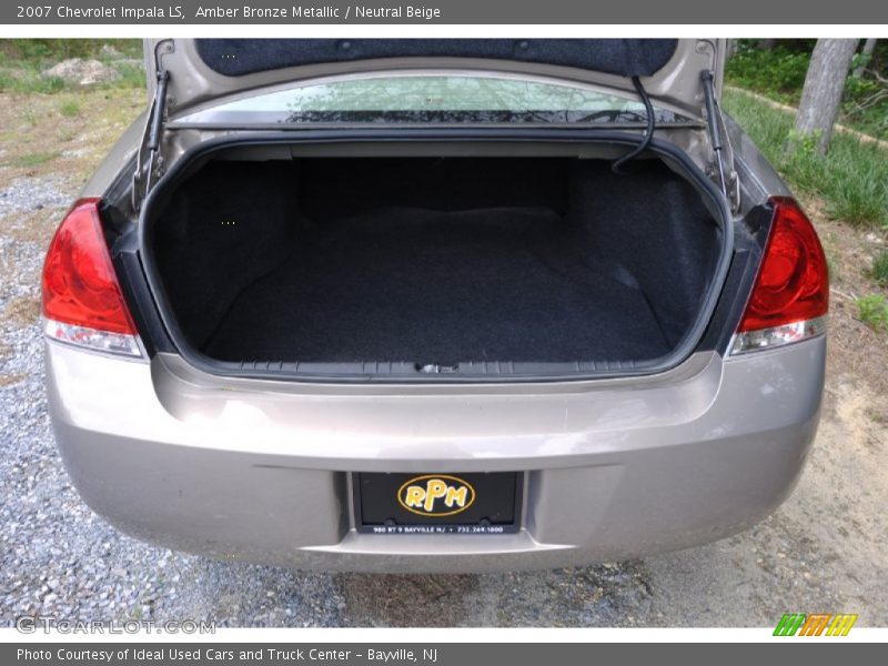Amber Bronze Metallic / Neutral Beige 2007 Chevrolet Impala LS