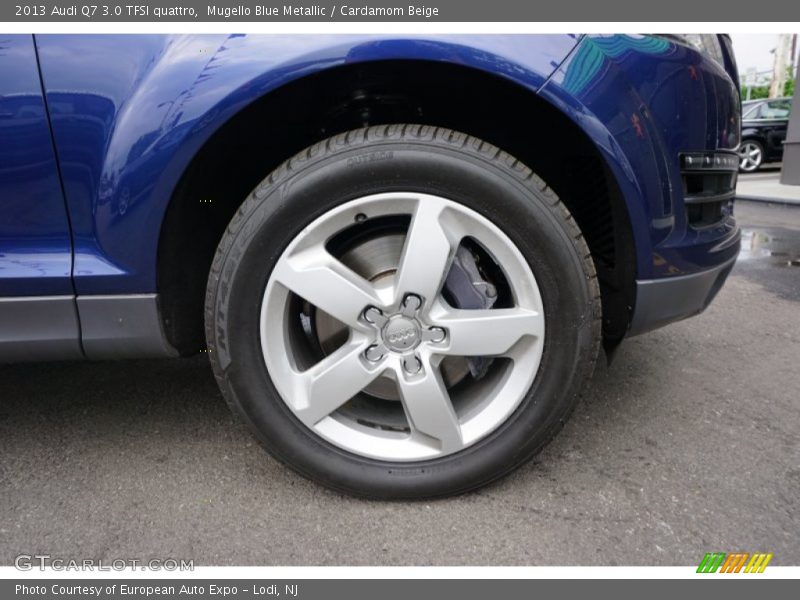 Mugello Blue Metallic / Cardamom Beige 2013 Audi Q7 3.0 TFSI quattro