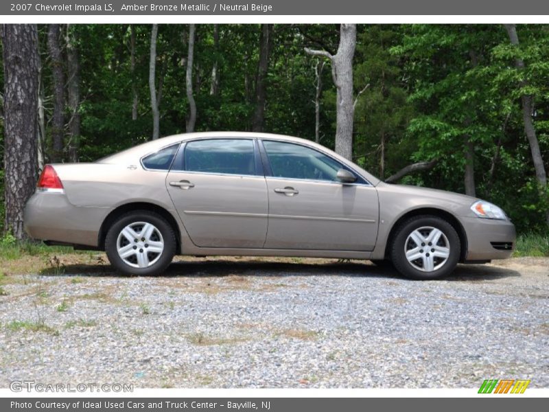 Amber Bronze Metallic / Neutral Beige 2007 Chevrolet Impala LS
