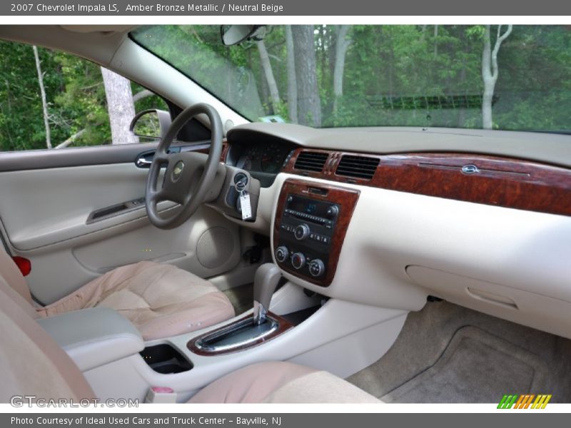 Amber Bronze Metallic / Neutral Beige 2007 Chevrolet Impala LS