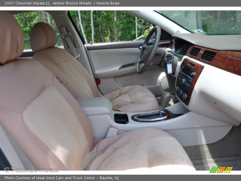 Amber Bronze Metallic / Neutral Beige 2007 Chevrolet Impala LS