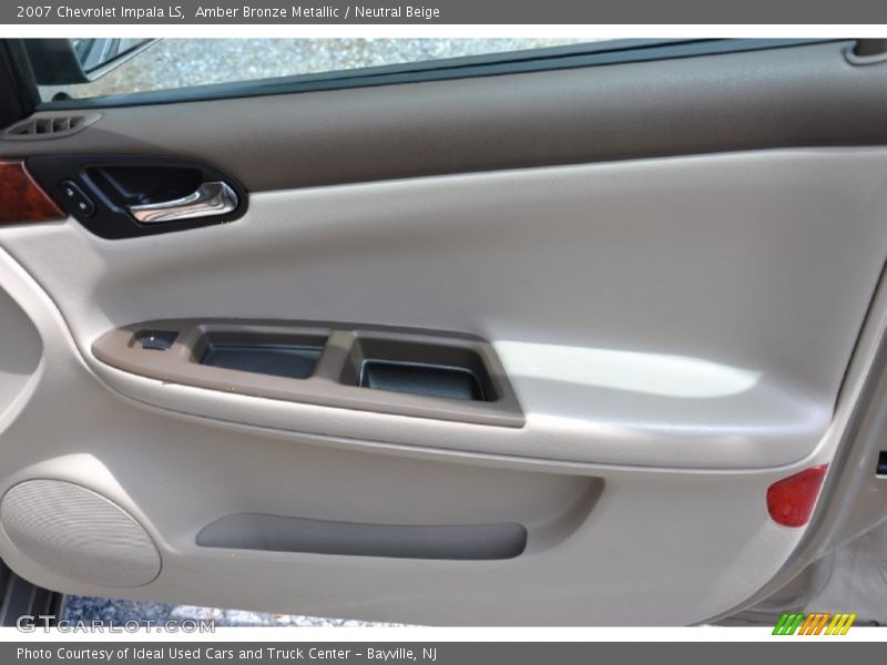 Amber Bronze Metallic / Neutral Beige 2007 Chevrolet Impala LS