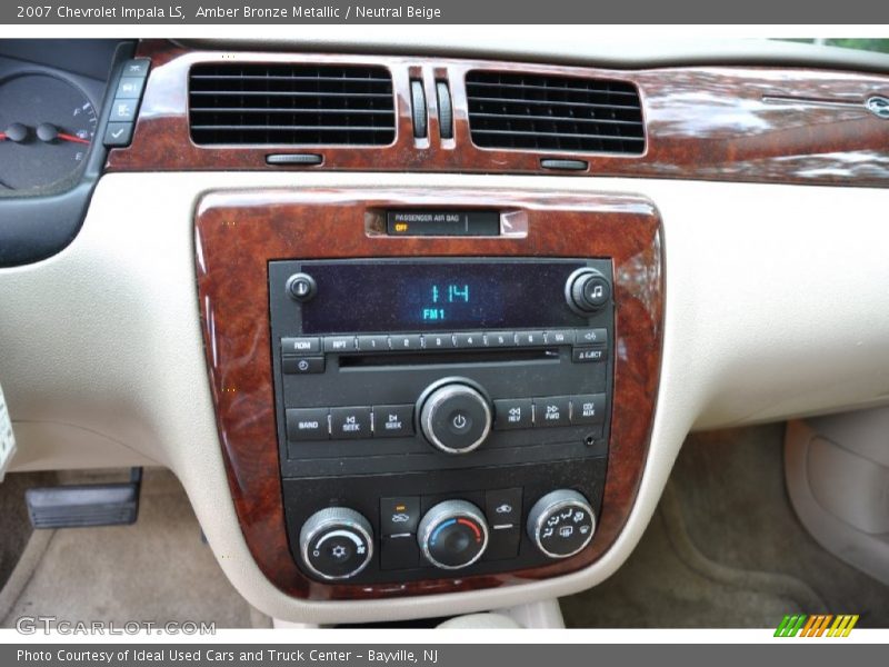 Amber Bronze Metallic / Neutral Beige 2007 Chevrolet Impala LS