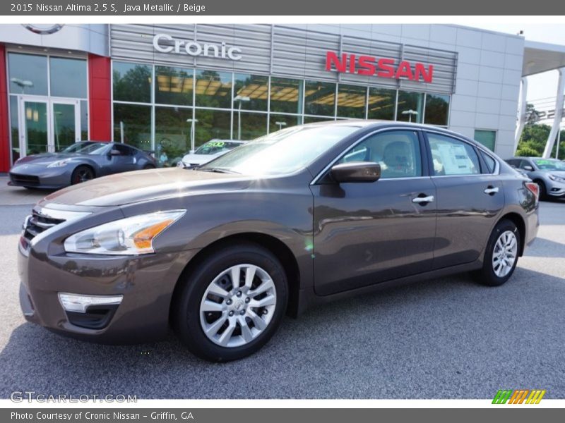 Java Metallic / Beige 2015 Nissan Altima 2.5 S