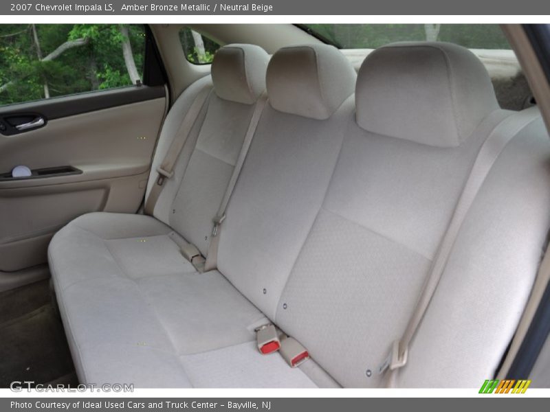 Amber Bronze Metallic / Neutral Beige 2007 Chevrolet Impala LS