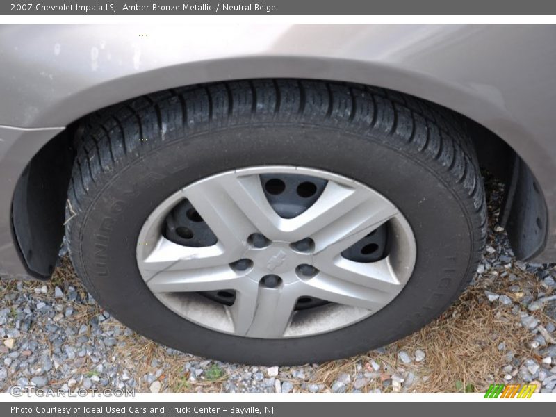 Amber Bronze Metallic / Neutral Beige 2007 Chevrolet Impala LS