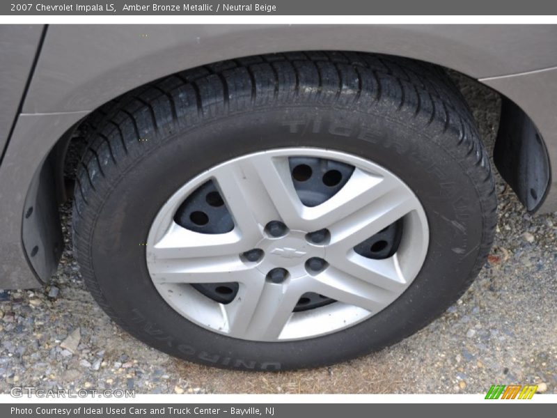 Amber Bronze Metallic / Neutral Beige 2007 Chevrolet Impala LS