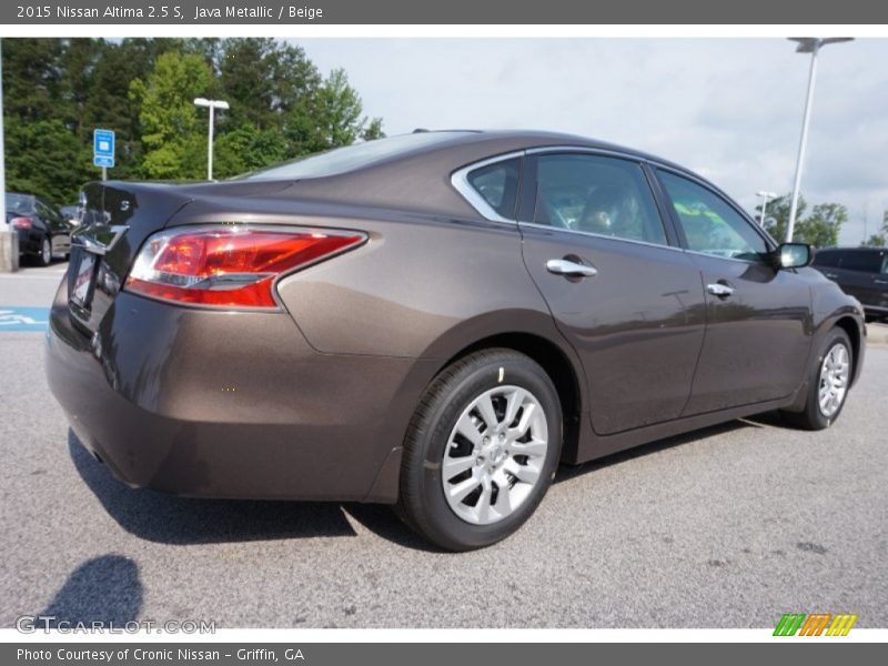 Java Metallic / Beige 2015 Nissan Altima 2.5 S