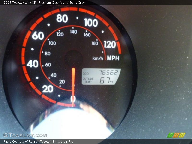 Phantom Gray Pearl / Stone Gray 2005 Toyota Matrix XR