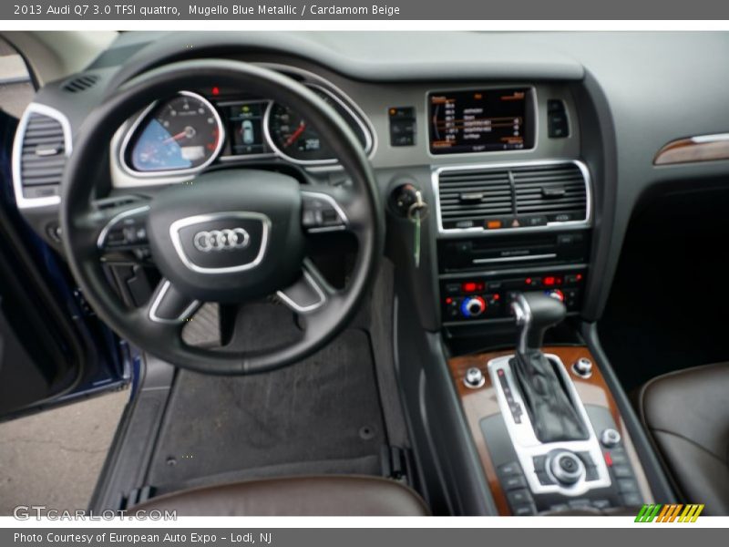 Mugello Blue Metallic / Cardamom Beige 2013 Audi Q7 3.0 TFSI quattro
