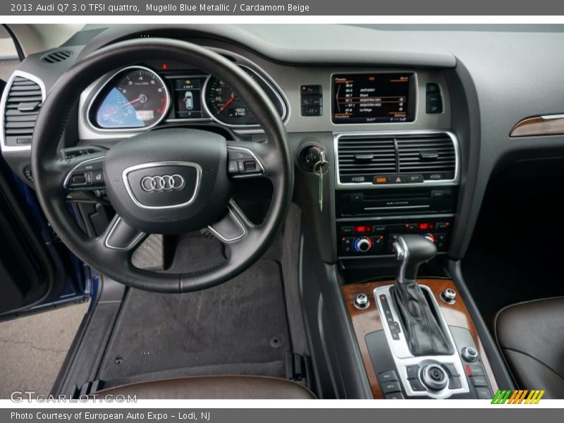 Mugello Blue Metallic / Cardamom Beige 2013 Audi Q7 3.0 TFSI quattro
