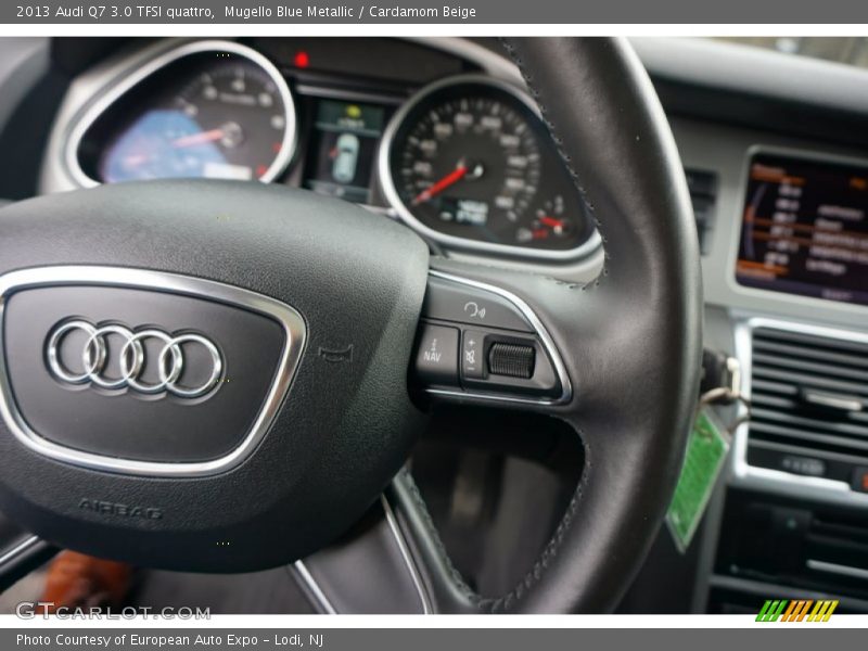 Mugello Blue Metallic / Cardamom Beige 2013 Audi Q7 3.0 TFSI quattro