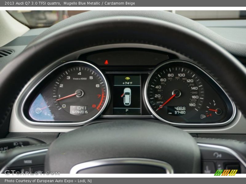 Mugello Blue Metallic / Cardamom Beige 2013 Audi Q7 3.0 TFSI quattro