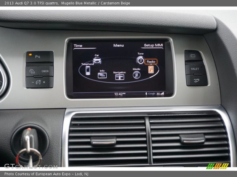 Mugello Blue Metallic / Cardamom Beige 2013 Audi Q7 3.0 TFSI quattro