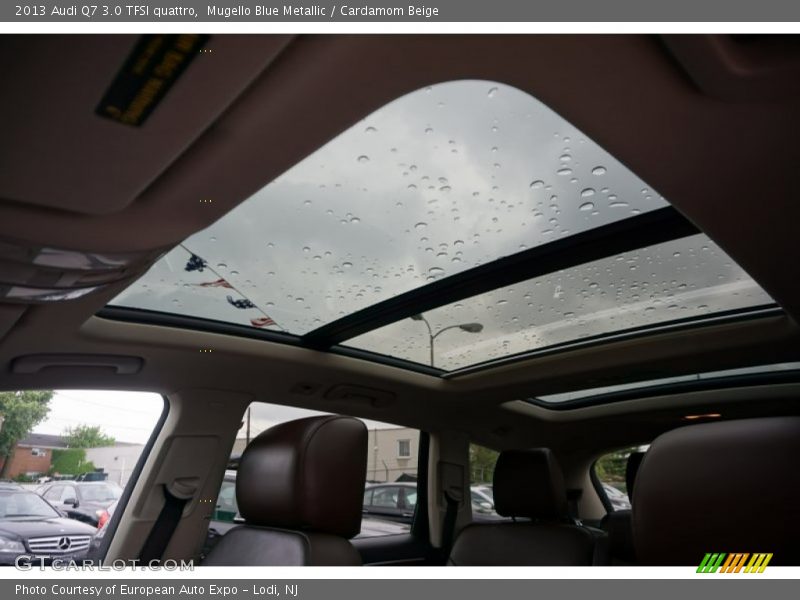 Mugello Blue Metallic / Cardamom Beige 2013 Audi Q7 3.0 TFSI quattro