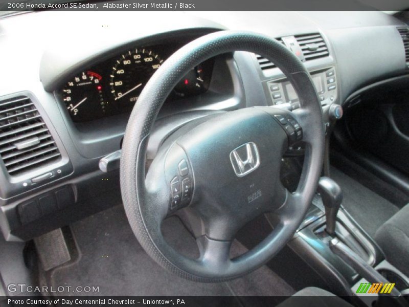 Alabaster Silver Metallic / Black 2006 Honda Accord SE Sedan