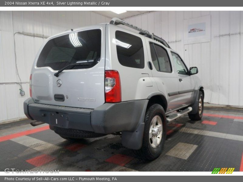 Silver Lightning Metallic / Gray 2004 Nissan Xterra XE 4x4