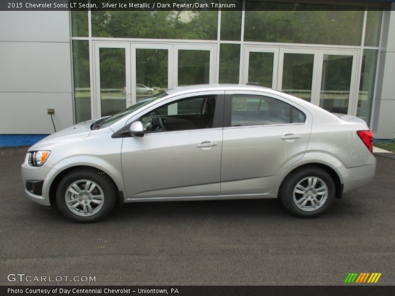Silver Ice Metallic / Dark Pewter/Dark Titanium 2015 Chevrolet Sonic LT Sedan