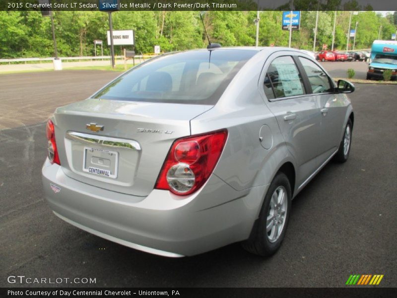Silver Ice Metallic / Dark Pewter/Dark Titanium 2015 Chevrolet Sonic LT Sedan