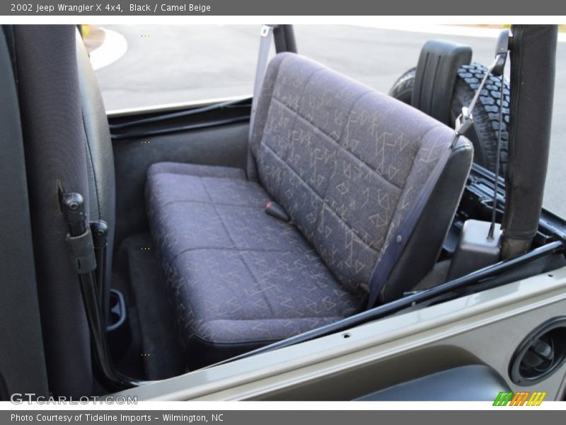 Black / Camel Beige 2002 Jeep Wrangler X 4x4
