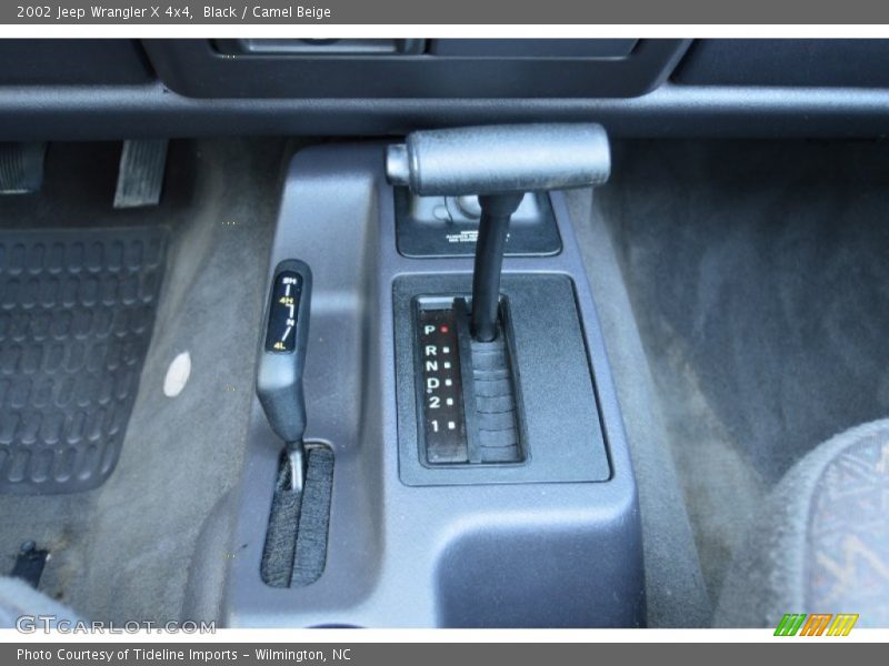 Black / Camel Beige 2002 Jeep Wrangler X 4x4