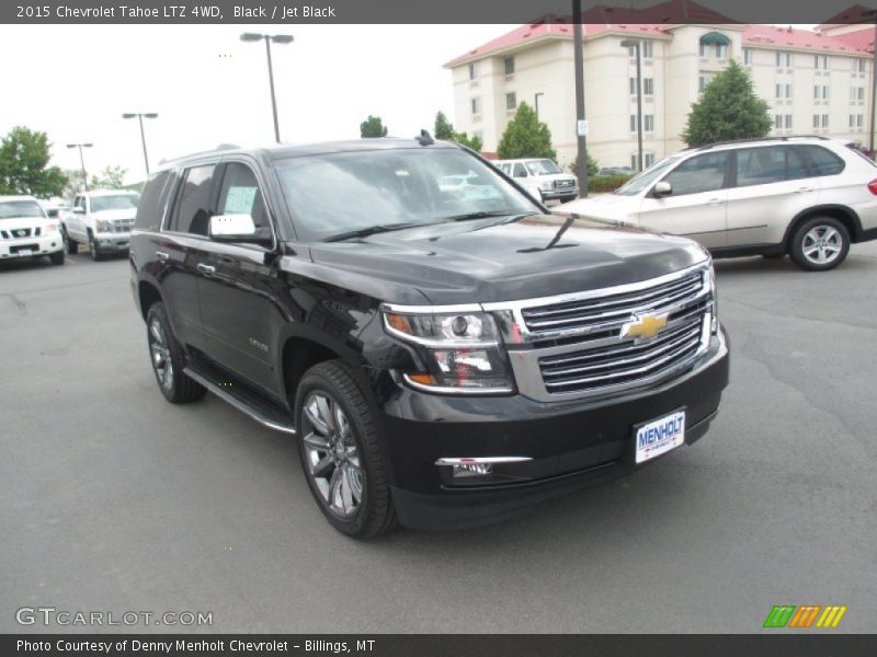Black / Jet Black 2015 Chevrolet Tahoe LTZ 4WD