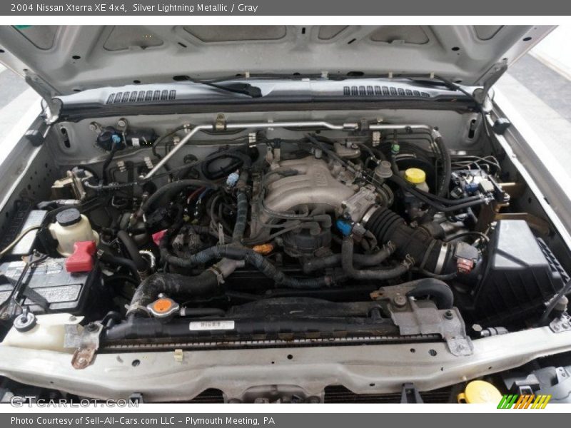 Silver Lightning Metallic / Gray 2004 Nissan Xterra XE 4x4