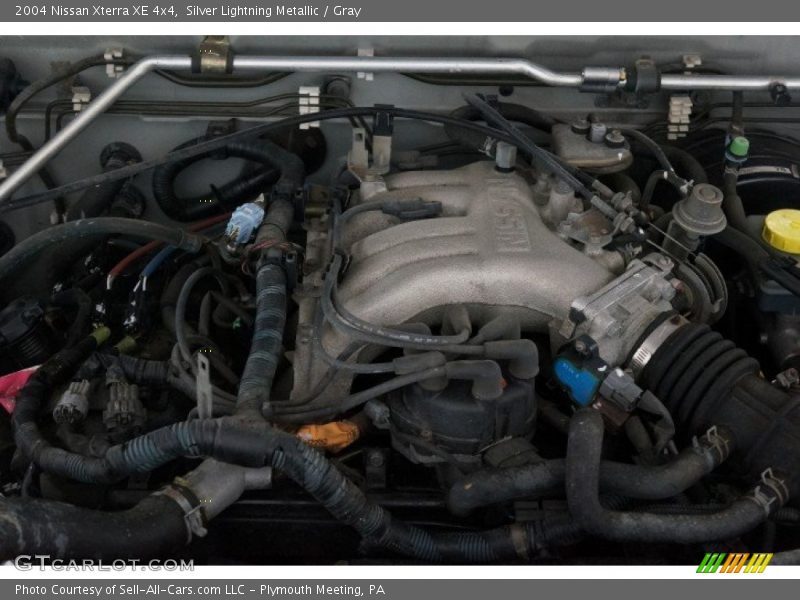 Silver Lightning Metallic / Gray 2004 Nissan Xterra XE 4x4
