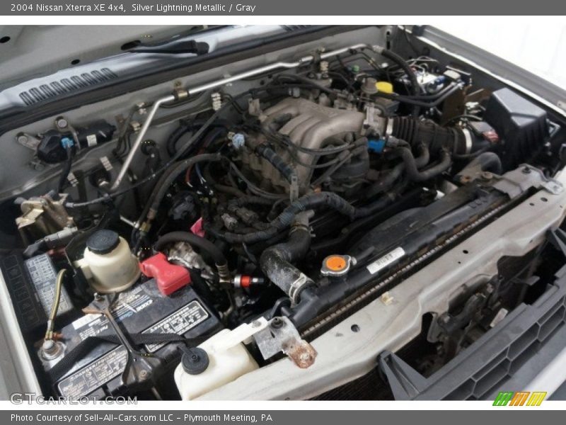 Silver Lightning Metallic / Gray 2004 Nissan Xterra XE 4x4