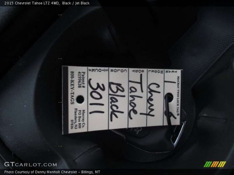 Black / Jet Black 2015 Chevrolet Tahoe LTZ 4WD