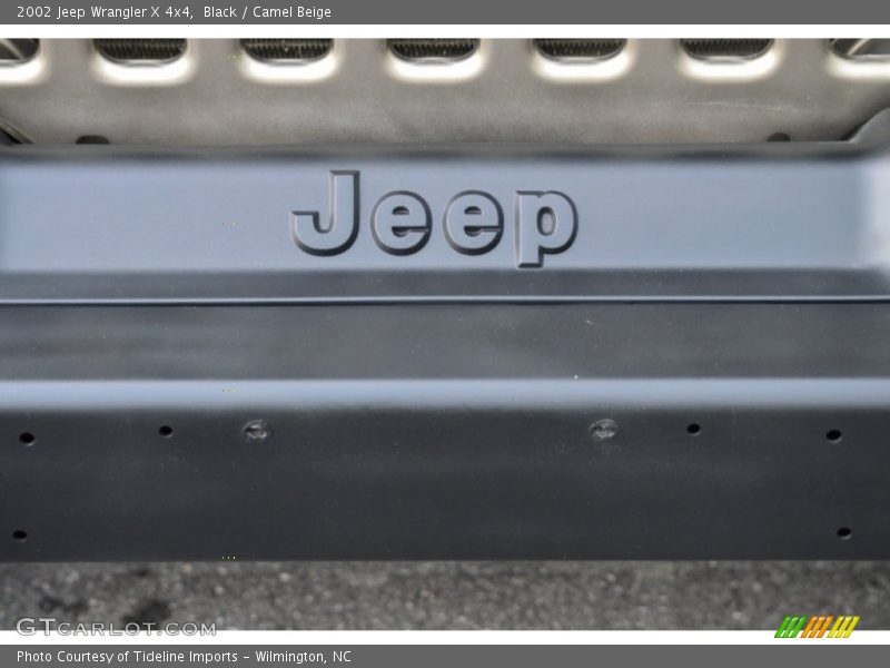 Black / Camel Beige 2002 Jeep Wrangler X 4x4