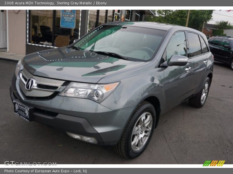 Sterling Gray Metallic / Ebony 2008 Acura MDX Technology