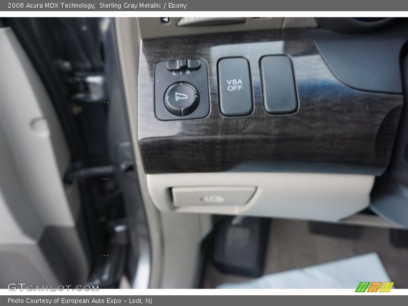 Sterling Gray Metallic / Ebony 2008 Acura MDX Technology