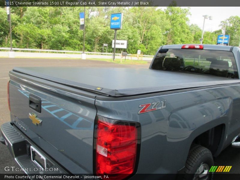 Slate Gray Metallic / Jet Black 2015 Chevrolet Silverado 1500 LT Regular Cab 4x4