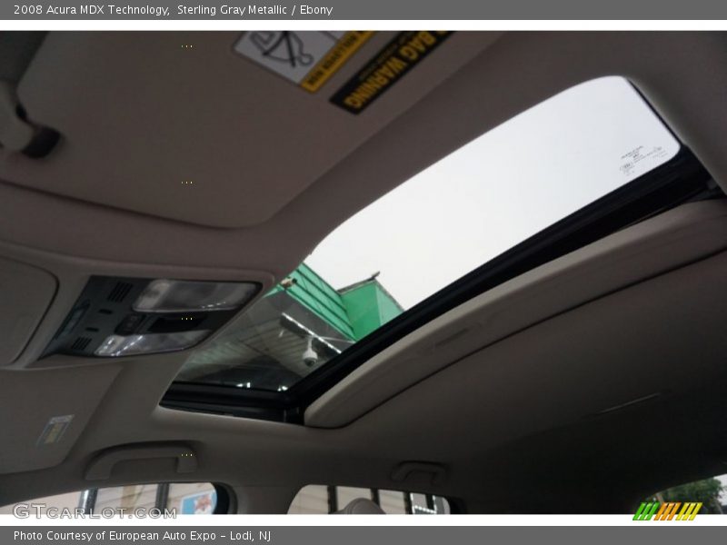 Sterling Gray Metallic / Ebony 2008 Acura MDX Technology