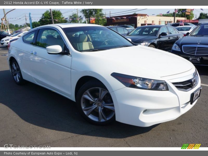 Taffeta White / Ivory 2012 Honda Accord EX-L V6 Coupe