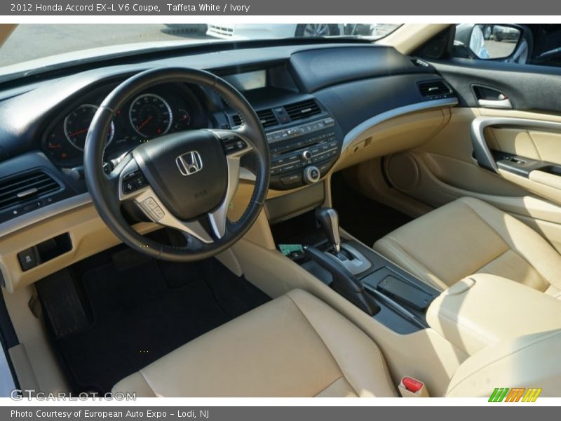 Taffeta White / Ivory 2012 Honda Accord EX-L V6 Coupe