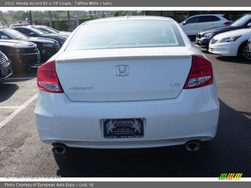 Taffeta White / Ivory 2012 Honda Accord EX-L V6 Coupe