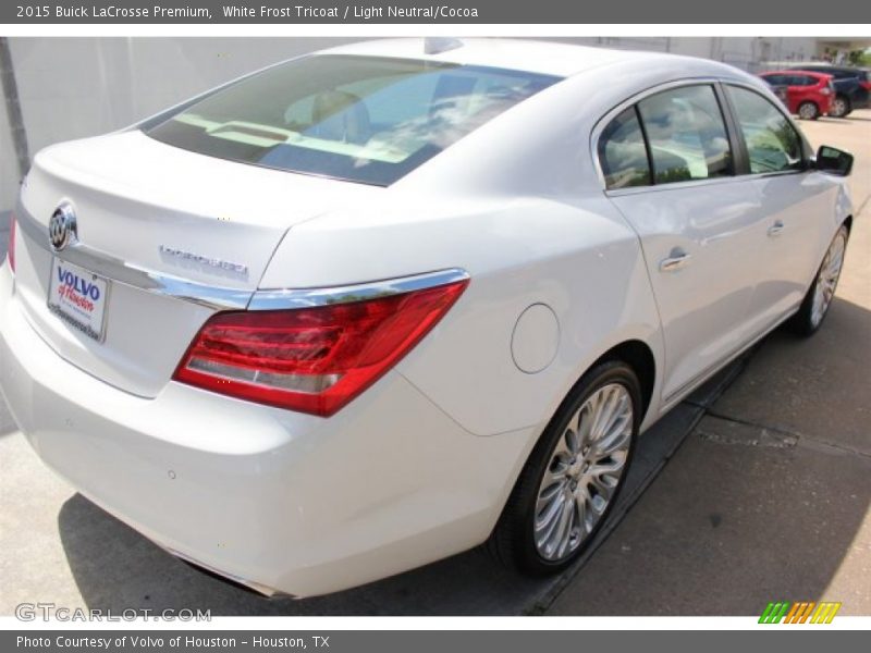 White Frost Tricoat / Light Neutral/Cocoa 2015 Buick LaCrosse Premium