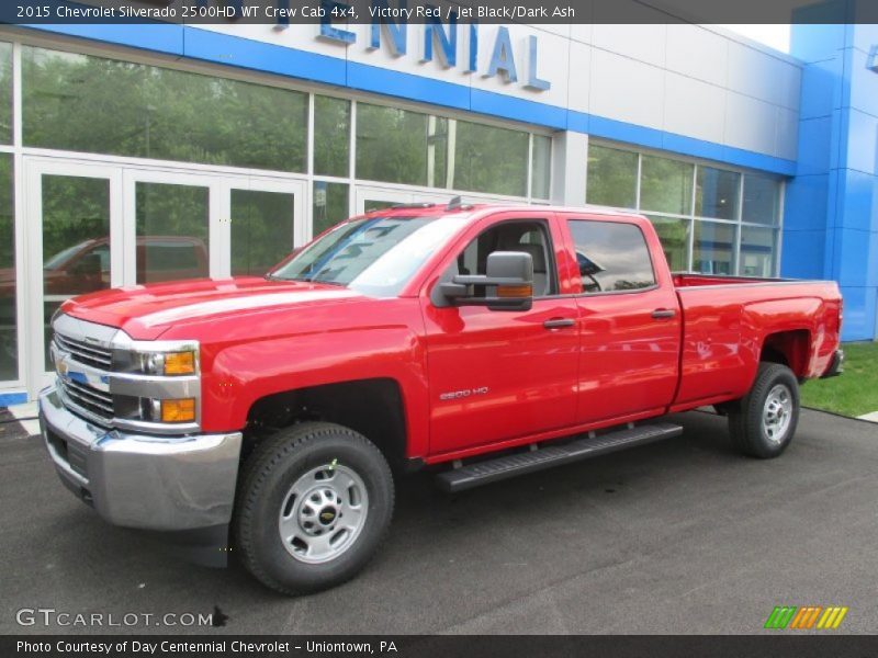 Victory Red / Jet Black/Dark Ash 2015 Chevrolet Silverado 2500HD WT Crew Cab 4x4