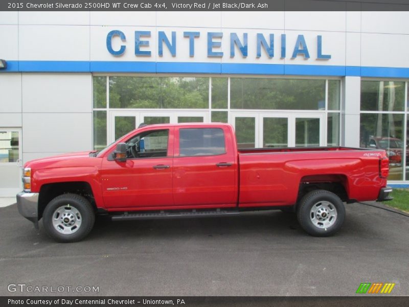 Victory Red / Jet Black/Dark Ash 2015 Chevrolet Silverado 2500HD WT Crew Cab 4x4