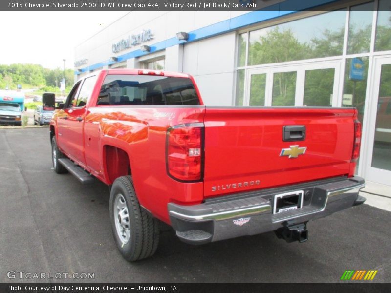 Victory Red / Jet Black/Dark Ash 2015 Chevrolet Silverado 2500HD WT Crew Cab 4x4