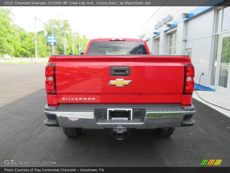 Victory Red / Jet Black/Dark Ash 2015 Chevrolet Silverado 2500HD WT Crew Cab 4x4