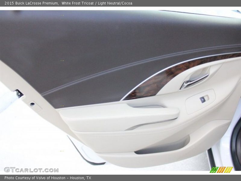 White Frost Tricoat / Light Neutral/Cocoa 2015 Buick LaCrosse Premium